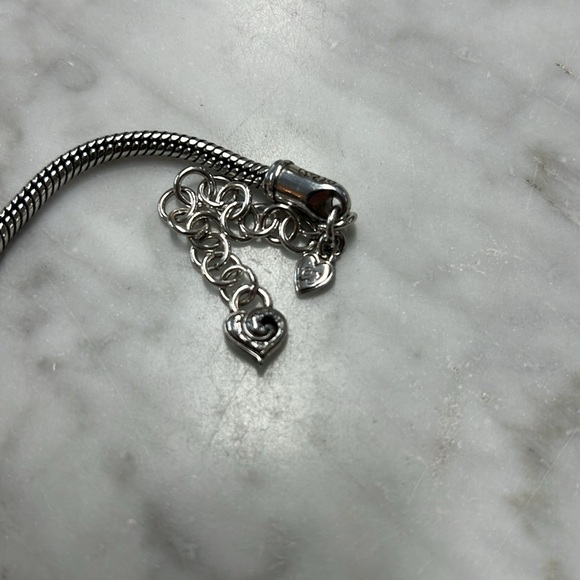 Brighton Penelope Pendant Silver Plated Heart Necklace Retired Piece Adjustable - Picture 8 of 9